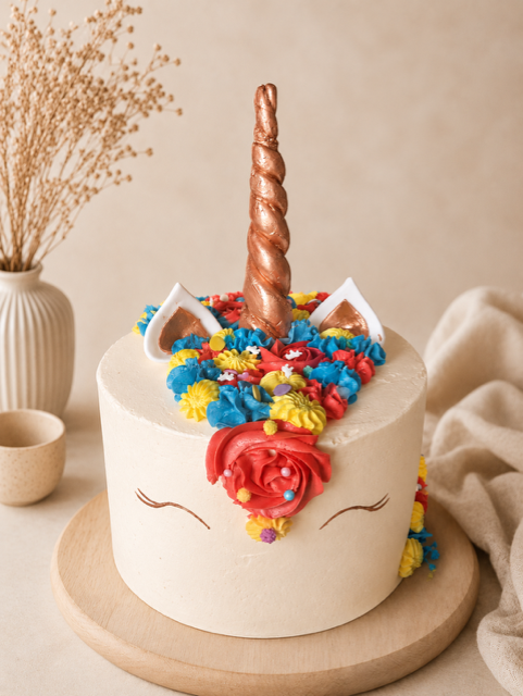 Unicorn taart