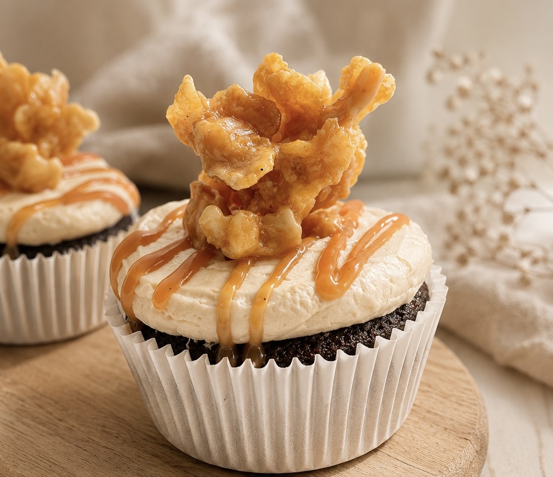 Chocolate Salted Caramel Cupcakes